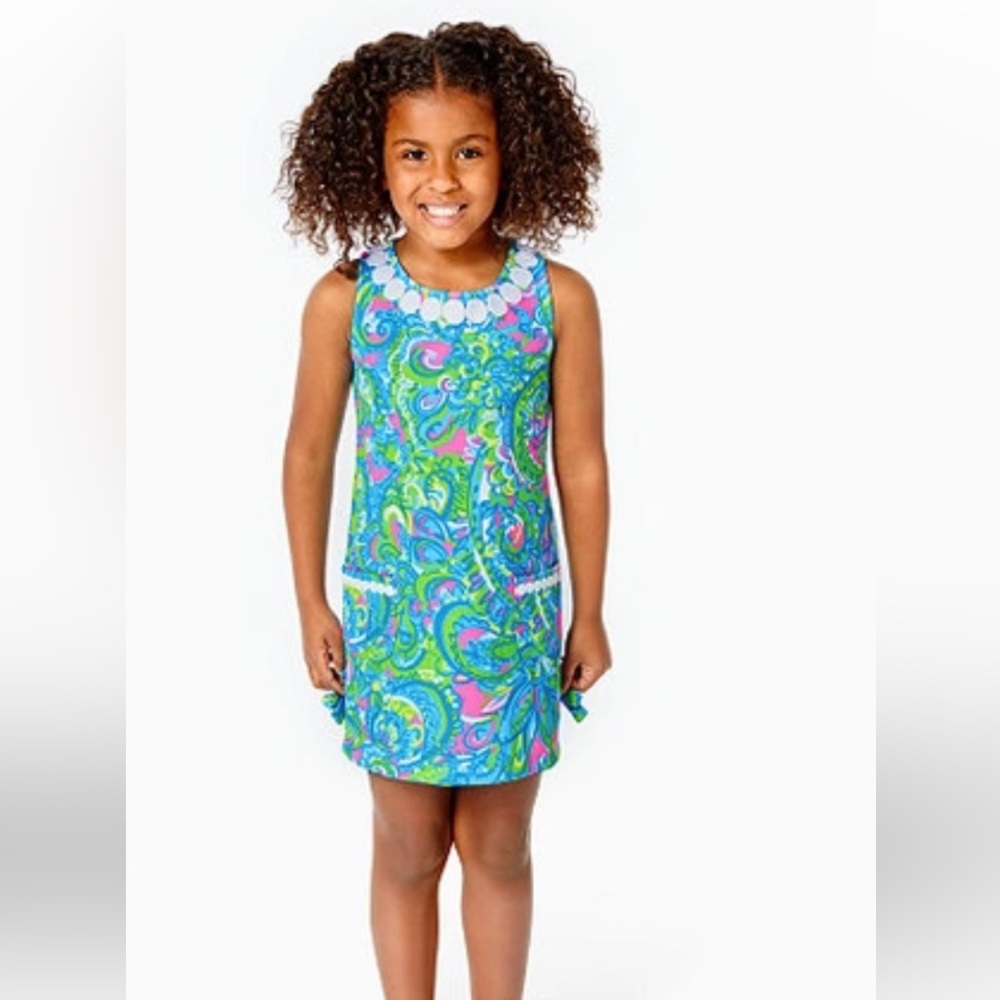NWT Lilly Pulitzer Little Lilly Knit Shift “Hey Gull Friend” M (6-7)
